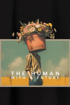 Marškinėliai „The human with future” ART.HAPPEAK  - 6 Marškinėliai „The human with future” ART.HAPPEAK  - 6