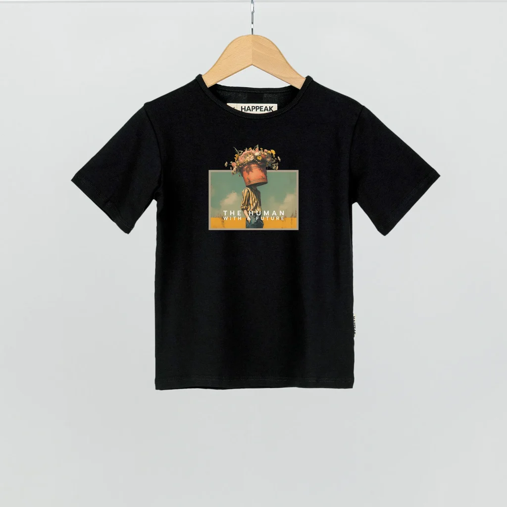 Marškinėliai „The human with future” ART.HAPPEAK  - 4 Marškinėliai „The human with future” ART.HAPPEAK  - 4