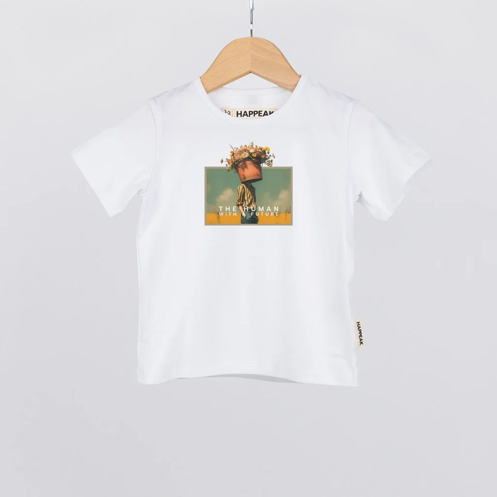 Marškinėliai „The human with future” ART.HAPPEAK  - 2 Marškinėliai „The human with future” ART.HAPPEAK  - 2