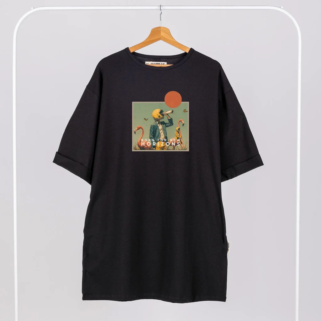 Trumpa suknelė „Born for new horizons” ART.HAPPEAK  - 1