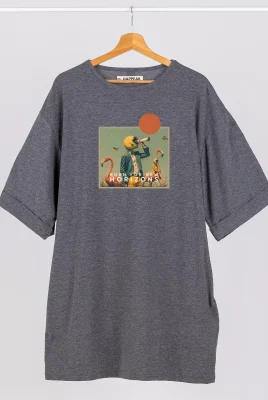 Trumpa suknelė „Born for new horizons” ART.HAPPEAK  - 3