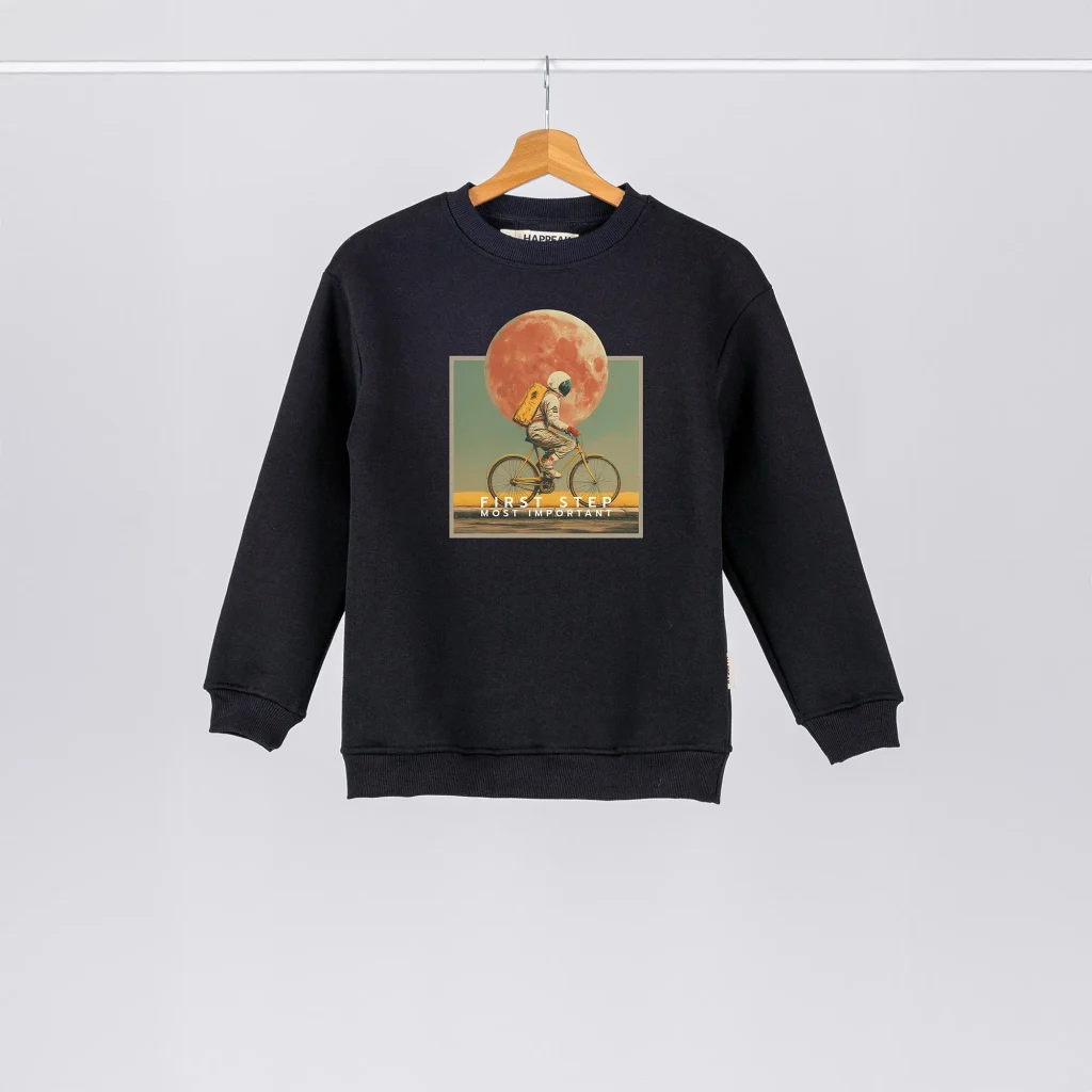 Vaikiškas džemperis „First step most important” Džemperiai vaikams  - 1 Vaikiškas džemperis „First step most important” Džemperiai vaikams  - 1