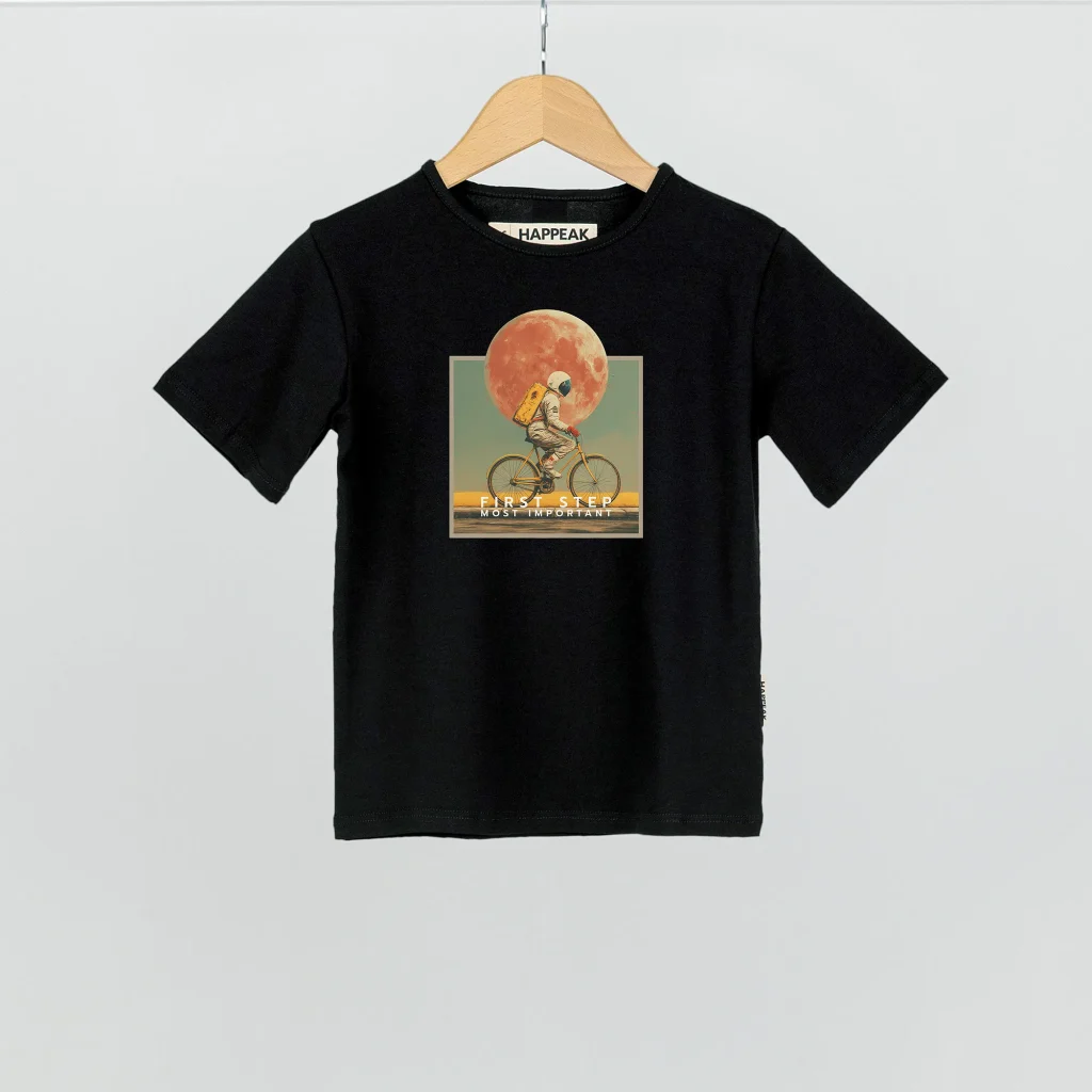 Marškinėliai „First step most important” ART.HAPPEAK  - 5 Marškinėliai „First step most important” ART.HAPPEAK  - 5