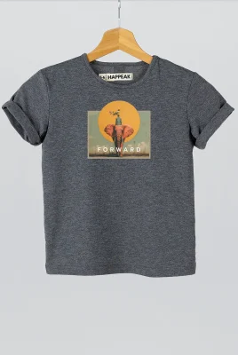 Marškinėliai „Time to move forward” Marškinėliai vaikams  - 4 Marškinėliai „Time to move forward” Marškinėliai vaikams  - 4