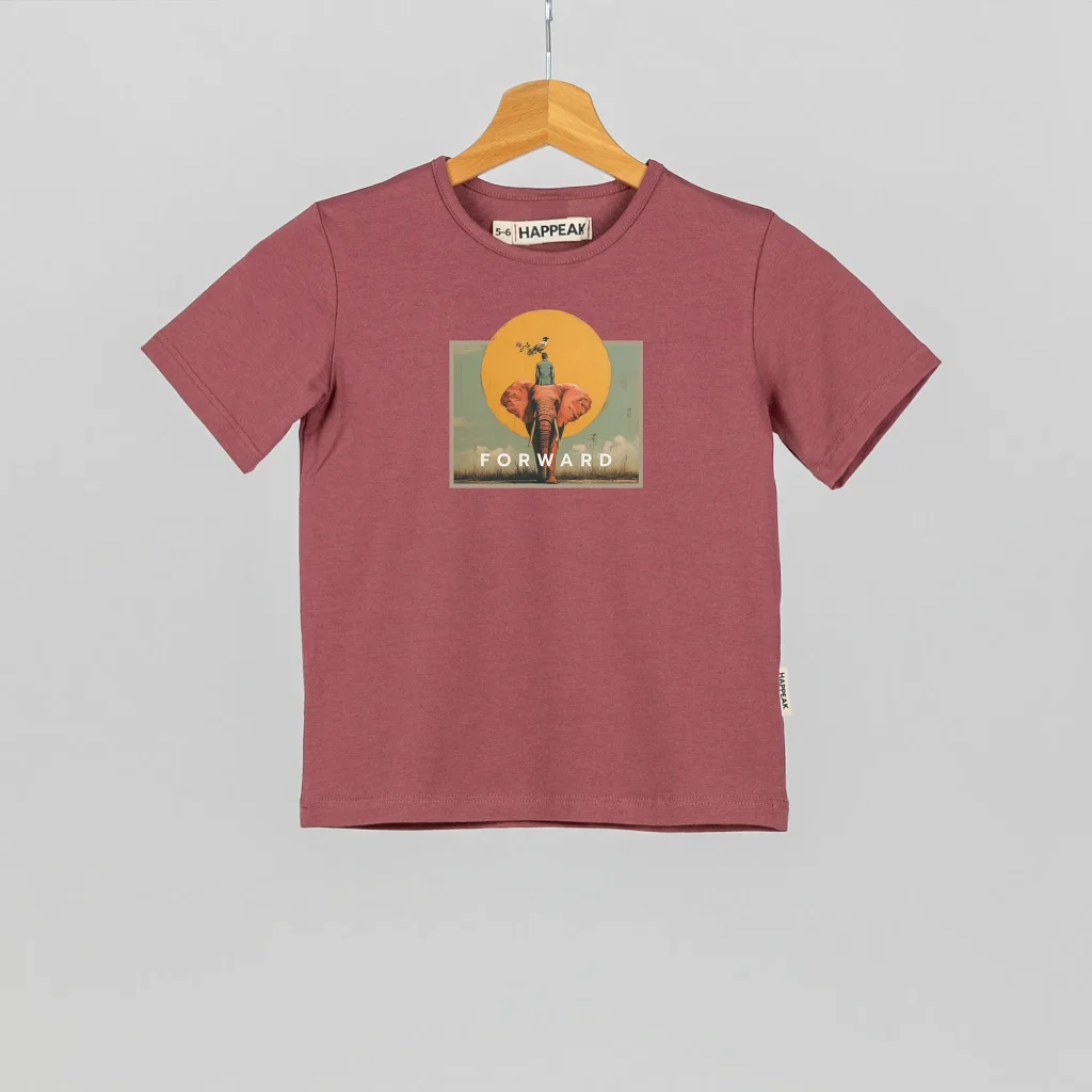 Marškinėliai „Time to move forward” Marškinėliai vaikams  - 3 Marškinėliai „Time to move forward” Marškinėliai vaikams  - 3