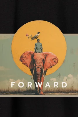 Marškinėliai „Time to move forward” Marškinėliai vaikams  - 6 Marškinėliai „Time to move forward” Marškinėliai vaikams  - 6