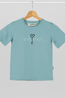 Marškinėliai „Heart is the key” ART.HAPPEAK  - 3