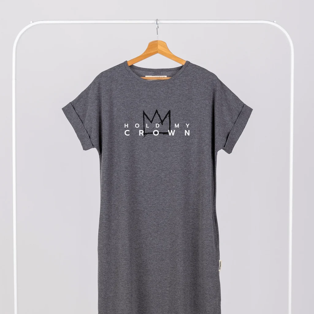 Ilga suknelė „Hold my crown” Suknelės su spauda  - 1