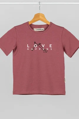 Marškinėliai „Love happens” ART.HAPPEAK - 7 Marškinėliai „Love happens” ART.HAPPEAK - 7