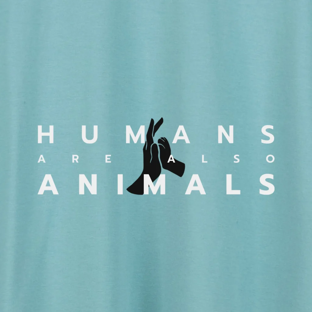 Marškinėliai „Humans are also animals” ART.HAPPEAK  - 6