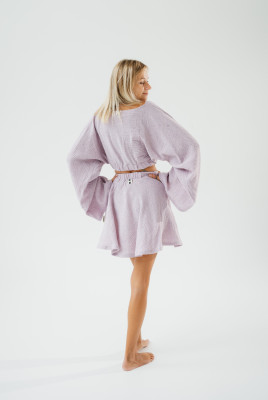 Trumpas muslino sijonas, organic IŠPARDAVIMAS  - 2