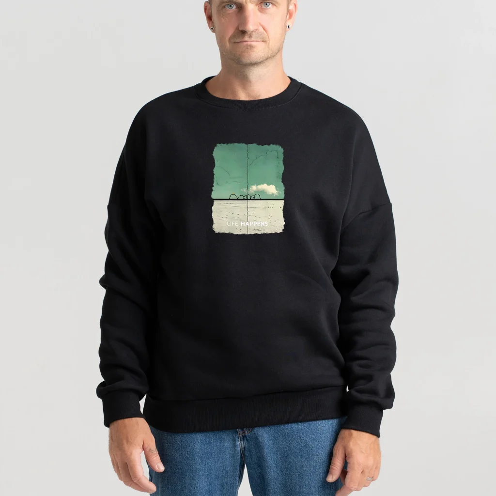 Džemperis „Life happens” ART.HAPPEAK - 2 Džemperis „Life happens” ART.HAPPEAK - 2