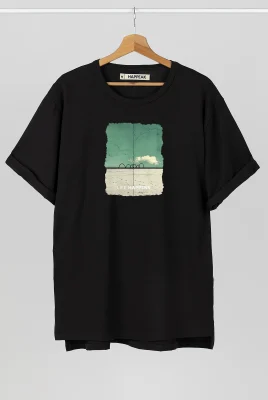 Marškinėliai „Life happens” Drabužiai su spauda  - 3