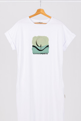 Ilga suknelė „Karma points” Drabužiai su spauda  - 2