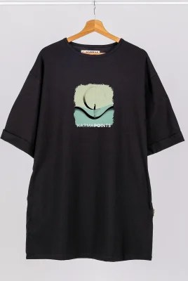 Trumpa suknelė „Karma points” Drabužiai su spauda  - 3