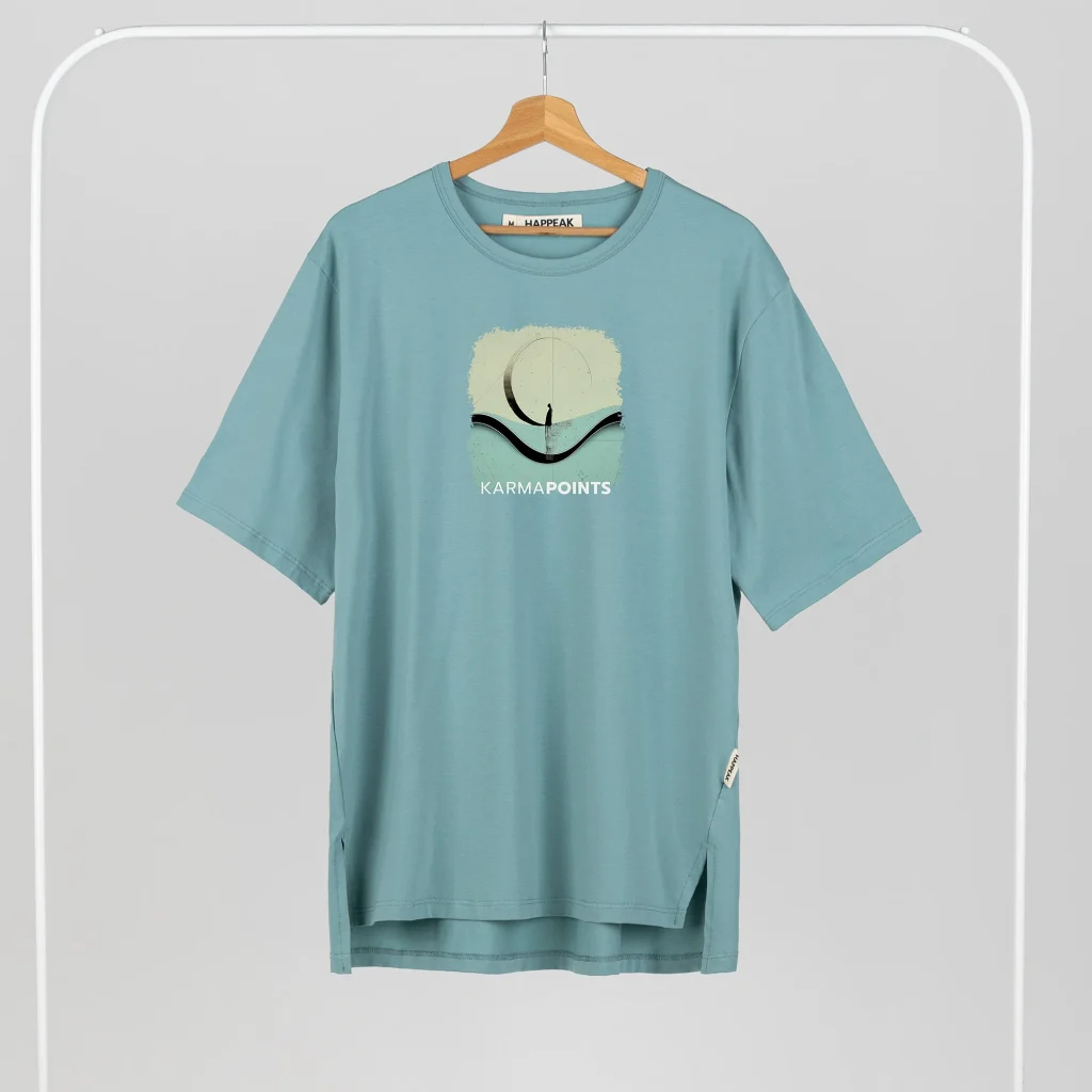 Marškinėliai „Karma points” ART.HAPPEAK  - 5