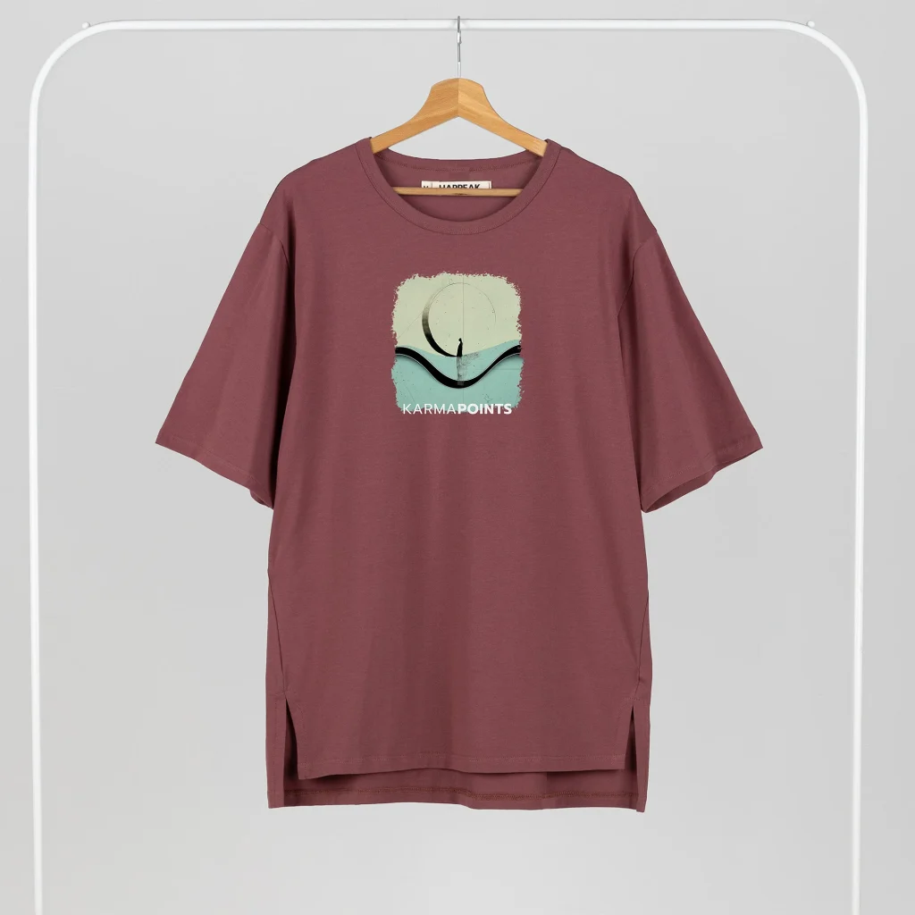 Marškinėliai „Karma points” ART.HAPPEAK  - 3