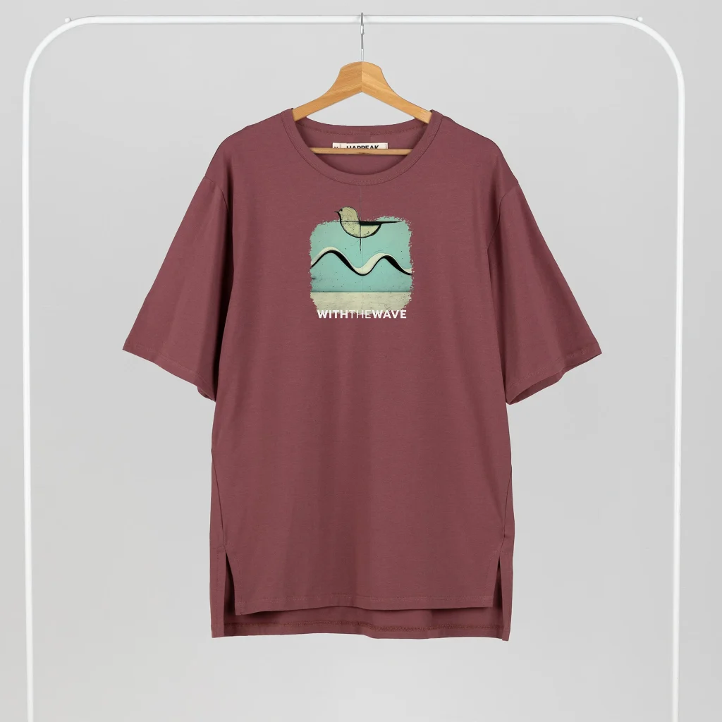 Marškinėliai „With the wave” ART.HAPPEAK  - 4