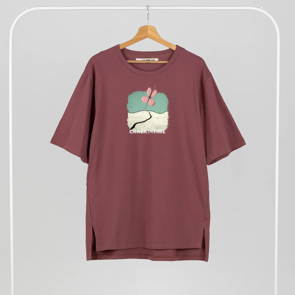 Marškinėliai „Crack in time” ART.HAPPEAK  - 2