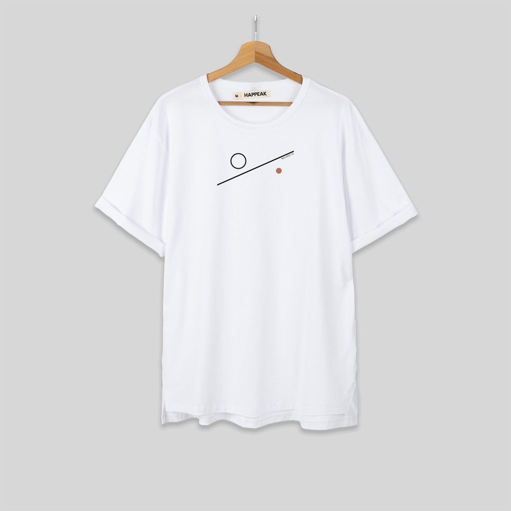 Balance 01 – Minimalist T-Shirt ART.HAPPEAK - 2 Balance 01 – Minimalist T-Shirt ART.HAPPEAK - 2