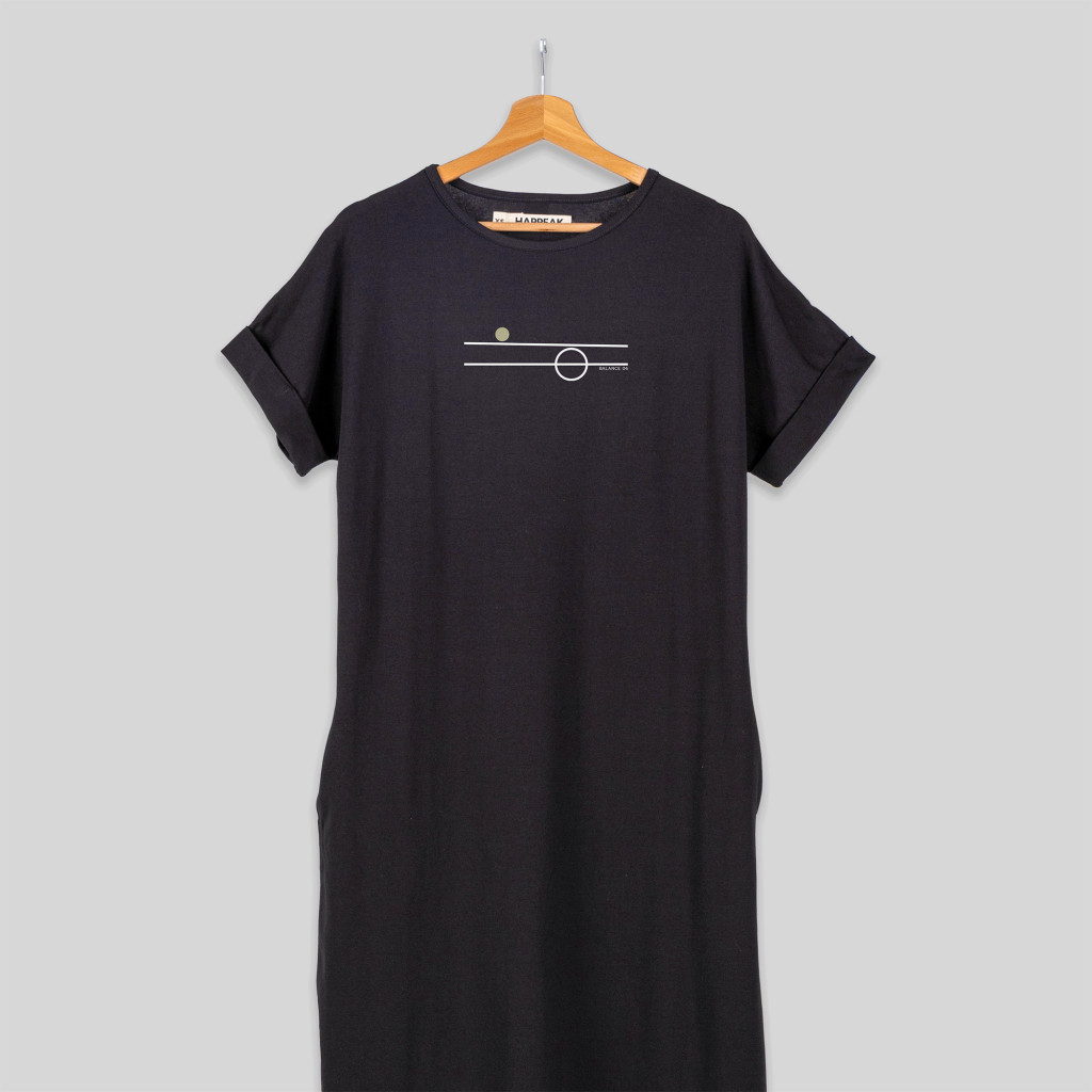 Balance 06 – Long Tee Dress ART.HAPPEAK  - 1