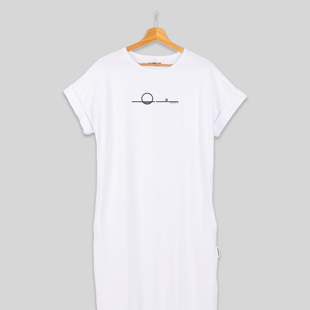 Balance 09 – Long Tee Dress Drabužiai su spauda  - 2