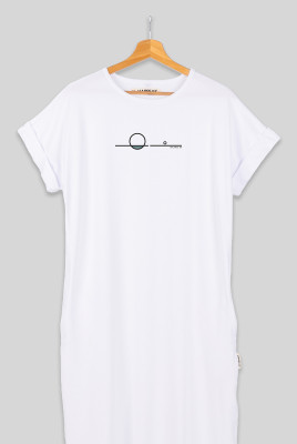 Balance 09 – Long Tee Dress Drabužiai su spauda  - 2