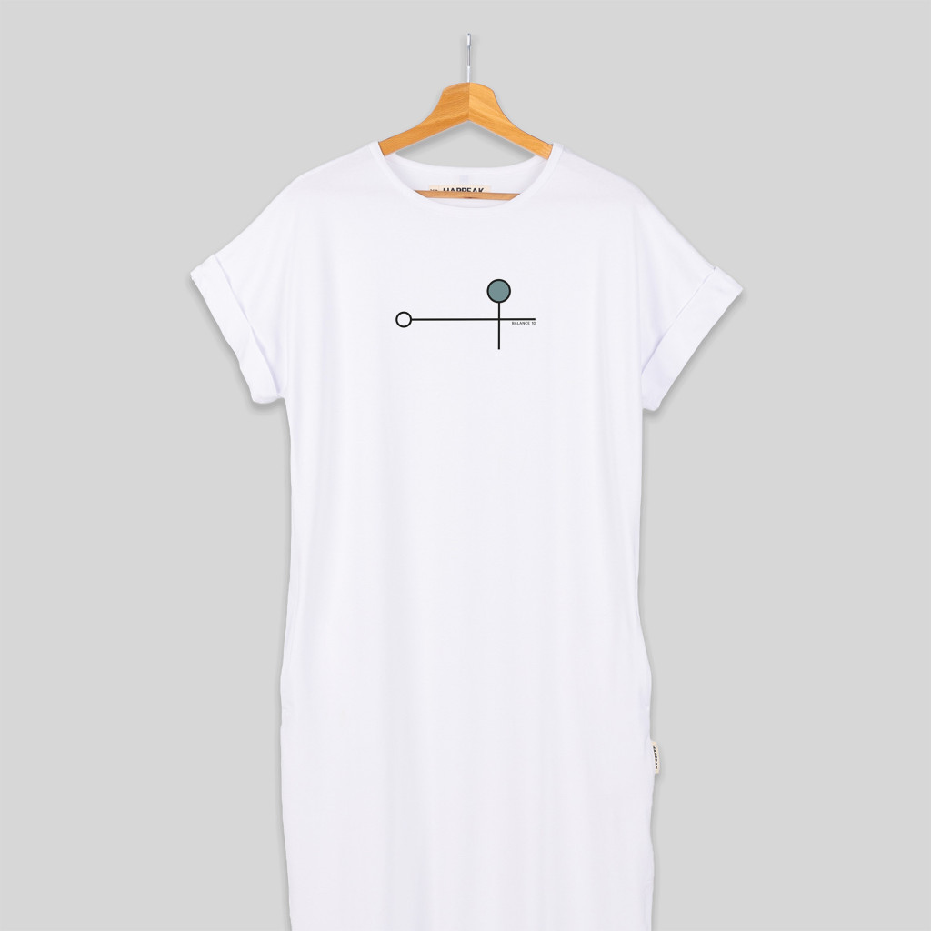 Balance 10 – Long Tee Dress ART.HAPPEAK  - 2