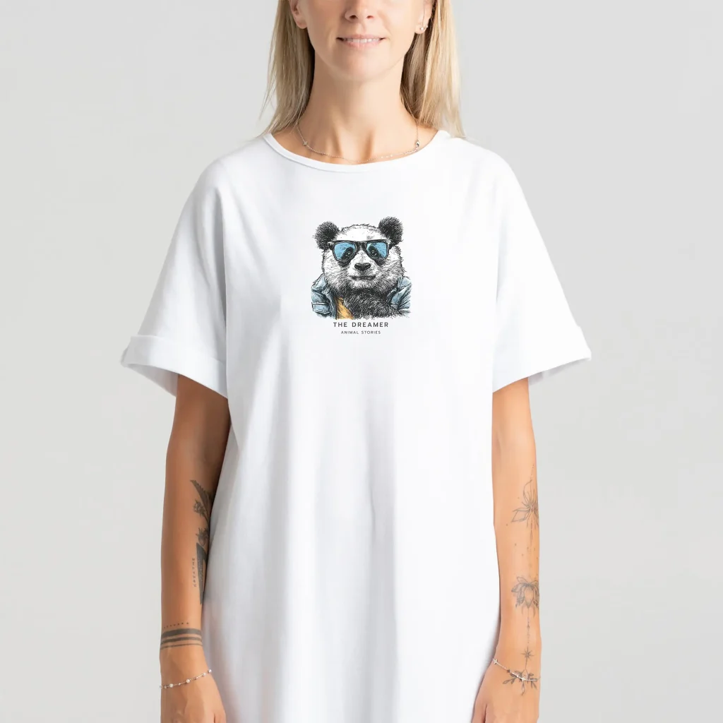 Ilga suknelė su kišenėmis – Animal Stories – The dreamer ART.HAPPEAK - 1 Ilga suknelė su kišenėmis – Animal Stories – The dreamer ART.HAPPEAK - 1