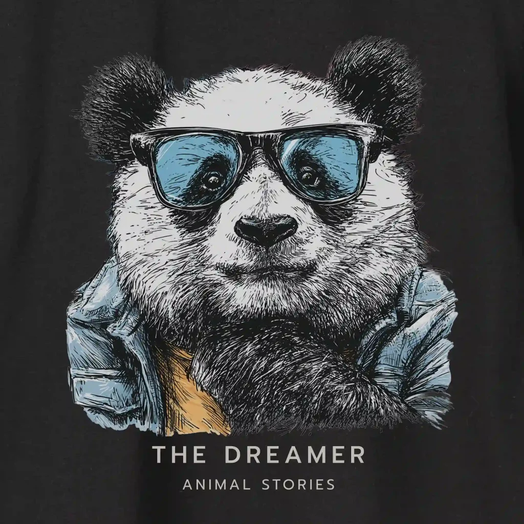 Vaikiški marškinėliai – Animal Stories – The dreamer ART.HAPPEAK  - 2