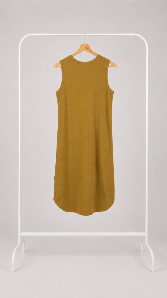 Sleeveless Rib Dress Sijonai Suknelės  - 2