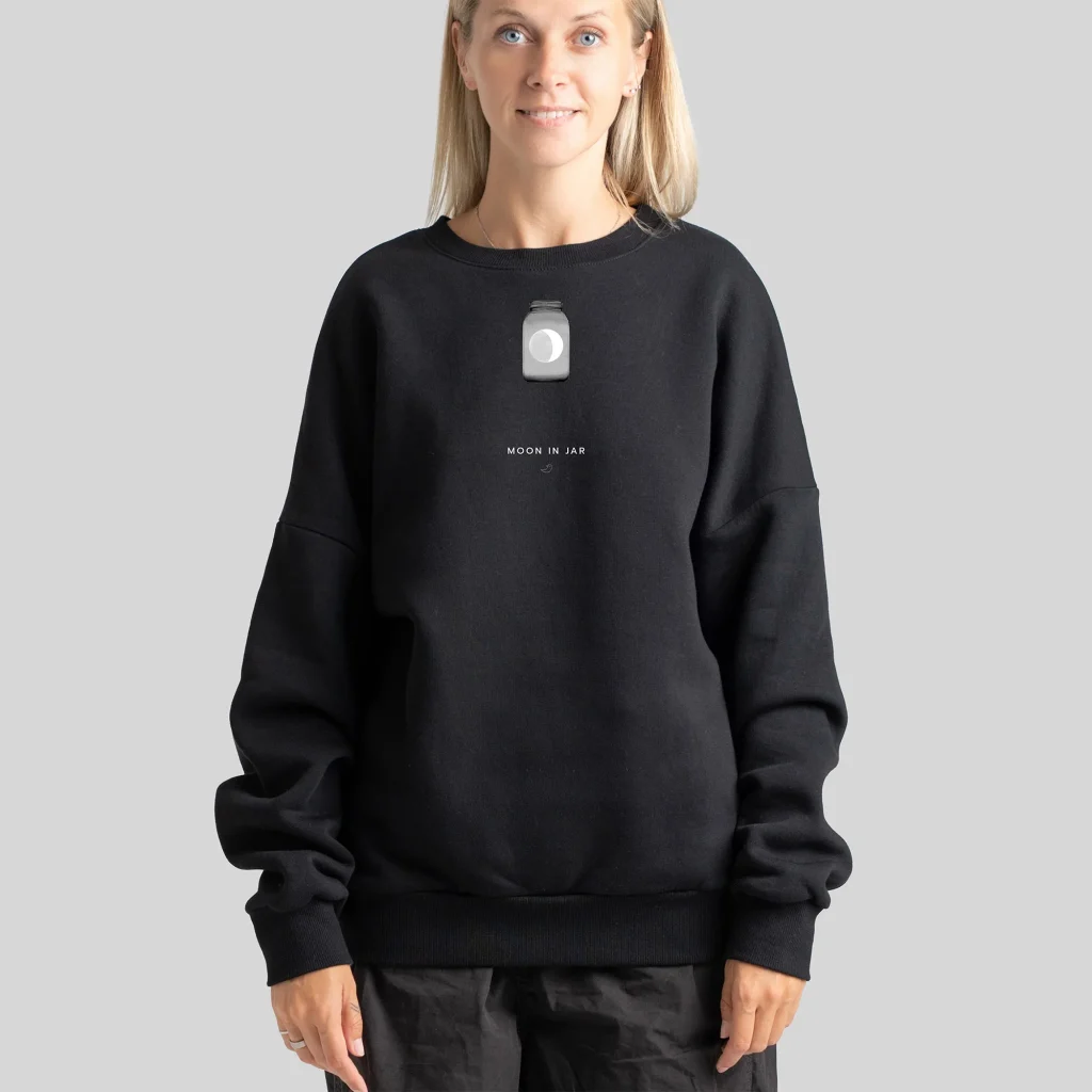 Moon In A Jar Sweatshirt ART.HAPPEAK - 3 Moon In A Jar Sweatshirt ART.HAPPEAK - 3