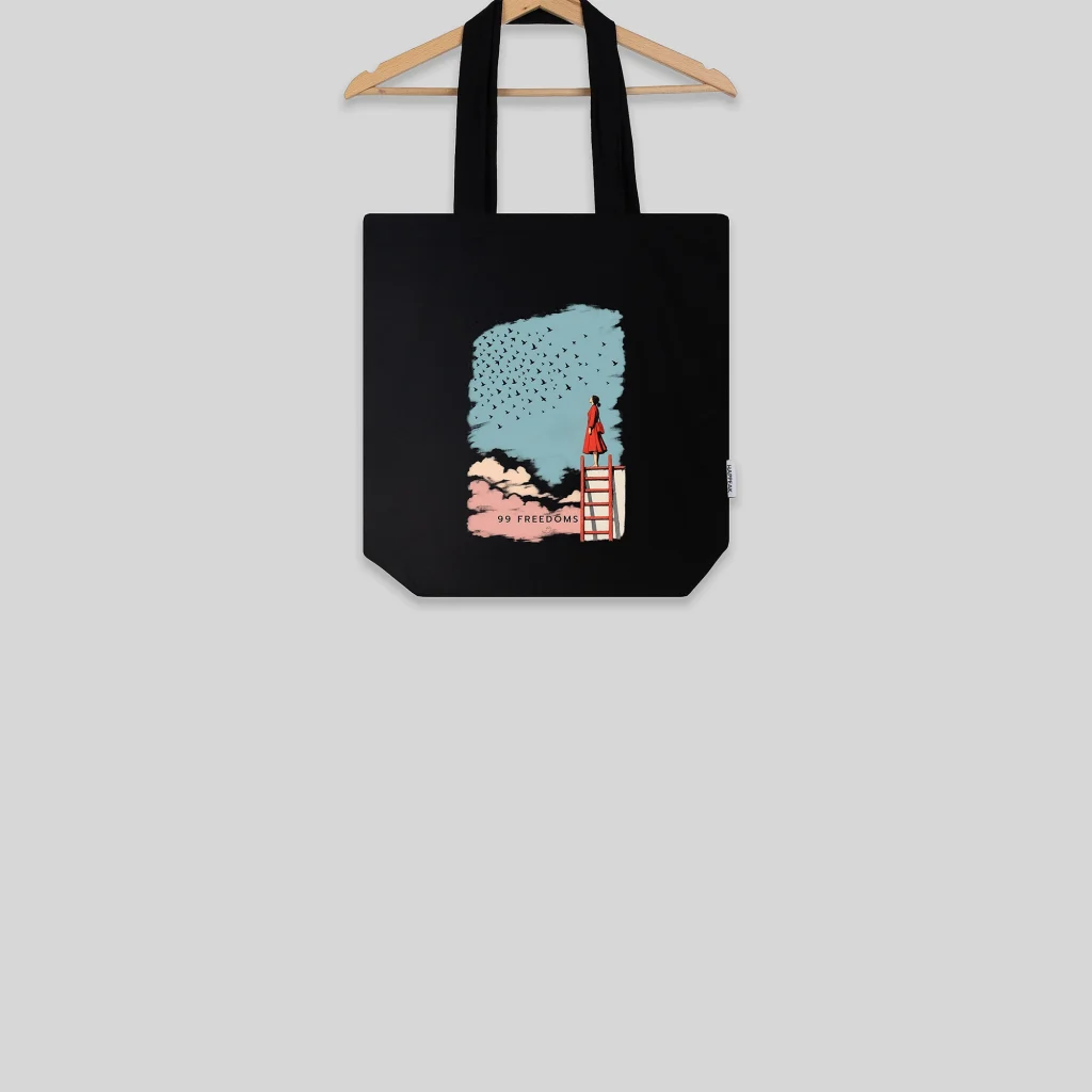 99 Stories - 99 freedoms | Tote Bag Maišeliai  - 2