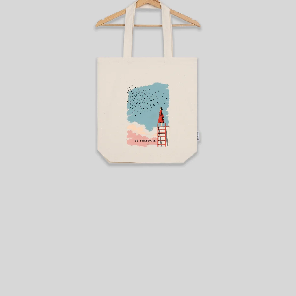 99 Stories - 99 freedoms | Tote Bag Maišeliai  - 1