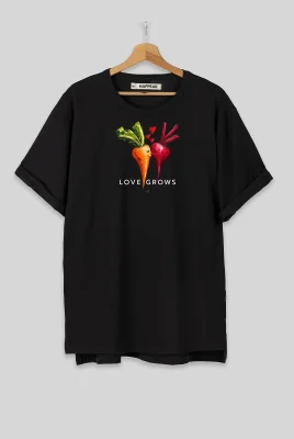 Universalūs marškinėliai – Love Grows ART.HAPPEAK - 3 Universalūs marškinėliai – Love Grows ART.HAPPEAK - 3