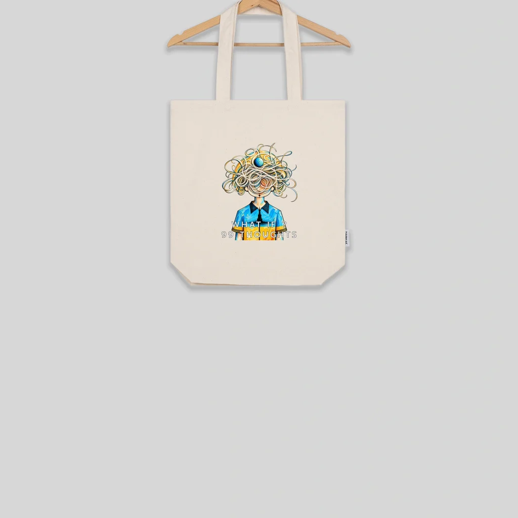 Tote Bag | 99 Thoughts Maišeliai - 2 Tote Bag | 99 Thoughts Maišeliai - 2